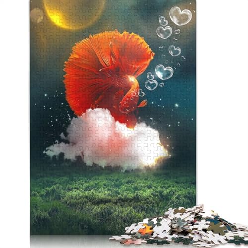 Das schöne Hahn-Puzzle, 100% recycelter Karton, 100% recycelter Karton, Puzzle für Jungen oder Mädchen, 1000 Teile (75 x 50 cm) von LMYmoney