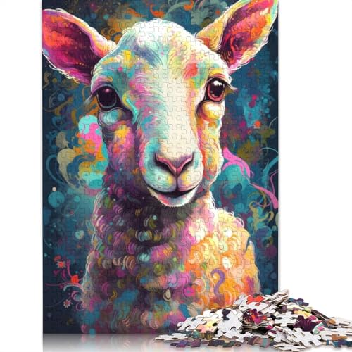 Das unschuldige Lamm, 1500 Puzzles für Erwachsene, Lernspiel, Puzzlespiele für Erwachsene für Jungen oder Mädchen, 1500 Teile (85 x 57 cm) von LMYmoney