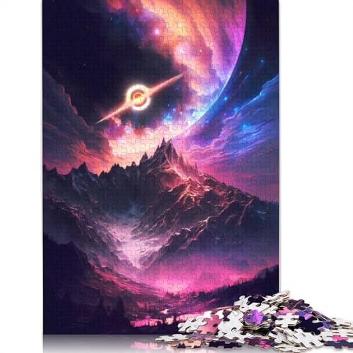 Dawn of Black Hole 1000-teiliges Puzzle für Erwachsene. Anspruchsvolle und knifflige Puzzles für Erwachsene und Kinder. 1000 Teile (75 x 50 cm) von LMYmoney