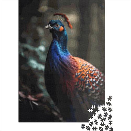 Dazzling Pheasant Puzzle 1000 Teile Schwer Puzzle Spielzeug Lernspiel Impossible Herausforderungsspielzeug Für Erwachsene Und Kinder Ab 14 Jahren 1000pcs (75x50cm) von LMYmoney