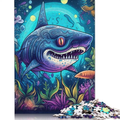 Deep Floral Monster Puzzle 1000-teilige Schwer Puzzle Spielzeug Lernspiel Impossible Herausforderung Spielzeug Für Erwachsene Kinder 1000pcs (40x28cm) von LMYmoney