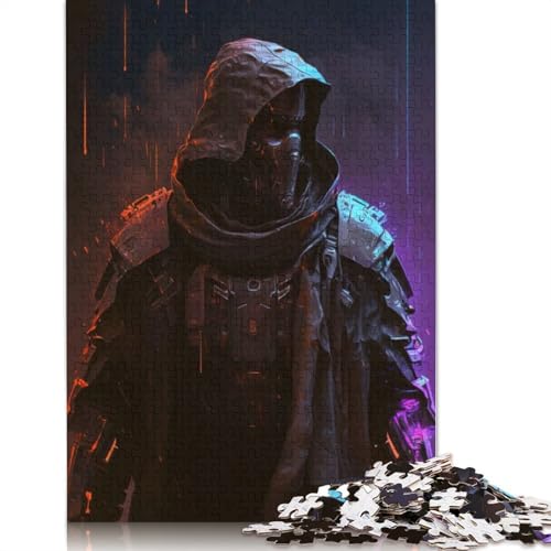 Der Cyberpunk-Assassine, 1000-teiliges Puzzle, ab 18 Jahren, Lernspiele, Puzzles für Erwachsene, für Frauen, für Kinder ab 12 Jahren, 1000 Teile (75 x 50 cm) von LMYmoney