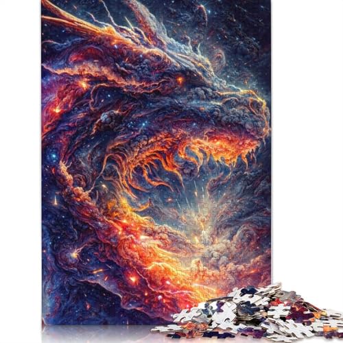 Der Regenbogendrache 2, 1000-teiliges Puzzle für Erwachsene, Spielzeug, Denkspiel, Lernspiel für Erwachsene, Stressabbau, Heimdekoration (75 x 50 cm) von LMYmoney