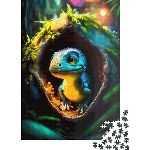 Dinosaur Puzzles 1000 Teile Schwer Puzzle Spielzeug Lernspiel Impossible Herausforderungsspielzeug Für Erwachsene Und Kinder in Bewährter 1000pcs (75x50cm) von LMYmoney