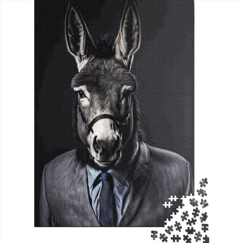 Donkey Suit Puzzle 1000 Teile Schwer Puzzle Spielzeug Lernspiel Impossible Herausforderung Spielzeug Für Erwachsene Kinder 1000pcs (38x26cm) von LMYmoney