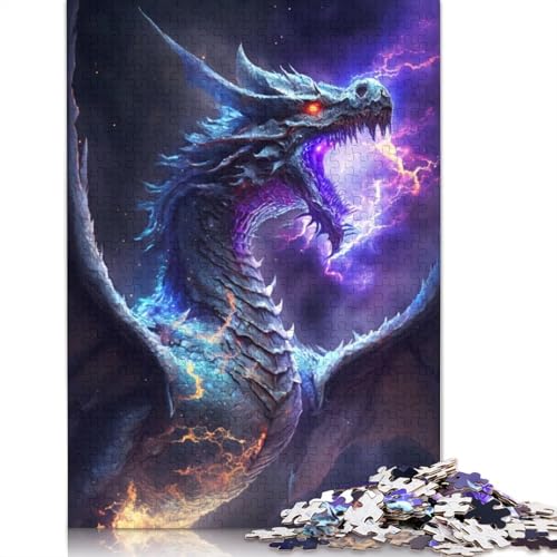 Drachenherrscher der Galaxis, Puzzle, farbenfrohe und Coole Puzzles für Kinder ab 12 Jahren, 1500 Teile (85 x 57 cm) von LMYmoney