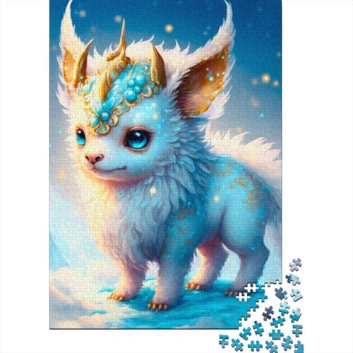 Dragon Baby 1000-teiliges Puzzle für Teenager, Geschenke, Holzpuzzle, Puzzle für Erwachsene, Lernspiele für Zuhause, DIY-Spielzeug, 1000 Teile (38 x 26 cm) von LMYmoney