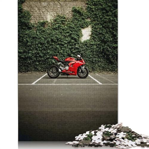 Ducati Panigale V2 Puzzles 1000 Teile Schwer Puzzle Spielzeug Lernspiel Impossible Herausforderungsspielzeug Für Erwachsene Und Kinder Ab 12 Jahren 1000pcs (38x26cm) von LMYmoney