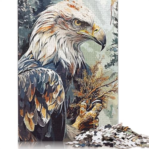 Eagle Abstract Puzzles 1000 Teile Schwer Puzzle Spielzeug Lernspiel Impossible Herausforderungsspielzeug Für Erwachsene Und Kinder Ab 12 Jahren 1000pcs (75x50cm) von LMYmoney
