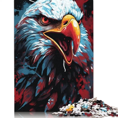 Eagle Art 1000-teiliges Holzpuzzle für Erwachsene, Puzzle, Lernspiel, Herausforderungsspielzeug, 1000 Teile (75 x 50 cm) von LMYmoney