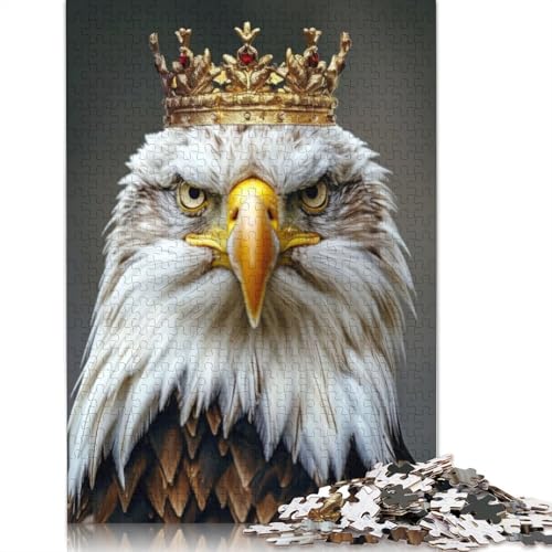 Eagle King Puzzle 1000 Teile Schwer Puzzle Spielzeug Lernspiel Impossible Herausforderungsspielzeug Für Erwachsene Kinder 1000pcs (75x50cm) von LMYmoney