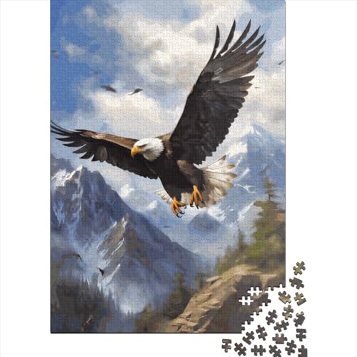 Eagle Mountains Puzzles 1000 Teile Schwer Puzzle Spielzeug Lernspiel Impossible Herausforderungsspielzeug Für Erwachsene Und Kinder Ab 14 Jahren 1000pcs (75x50cm) von LMYmoney