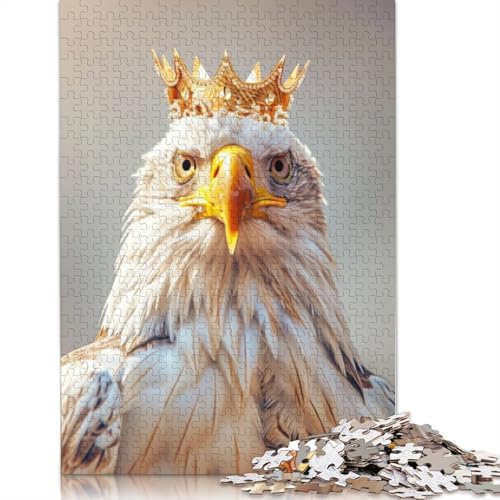 Eagle Pastel Crown Puzzles 1000 Teile Schwer Puzzle Spielzeug Pädagogisches Spiel Impossible Herausforderungsspielzeug Für Erwachsene Kinder 1000pcs (75x50cm) von LMYmoney