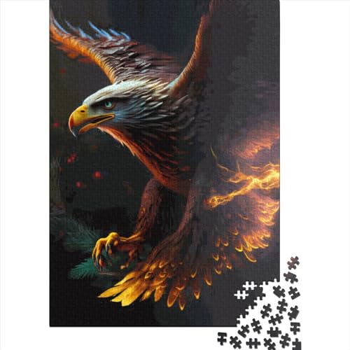 Eagle Puzzles 1000 Teile Schwer Puzzle Spielzeug Pädagogisches Spiel Impossible Herausforderung Spielzeug Für Erwachsene Kinder 1000pcs (75x50cm) von LMYmoney