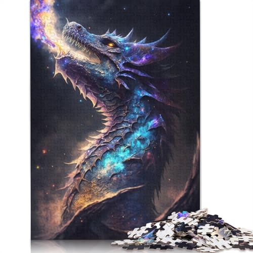 Elder Dragons Cosmic Reign 1500-teiliges Puzzle, ab 18 Jahren, Lernspiele, Puzzles für Erwachsene, für Frauen, für Kinder ab 12 Jahren, 1500 Teile (85 x 57 cm) von LMYmoney