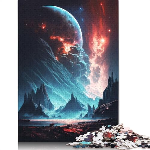End of Stars Landschaftspuzzle, rechteckig, Papppuzzle, Geschenk für Kinder ab 12 Jahren, 1000 Teile (75 x 50 cm) von LMYmoney