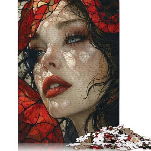 Enigmatic Beauty Puzzle 1000 Teile Schwer Puzzle Spielzeug Pädagogisches Spiel Impossible Herausforderung Spielzeug Für Erwachsene Und Kinder in Bewährter 1000pcs (75x50cm) von LMYmoney
