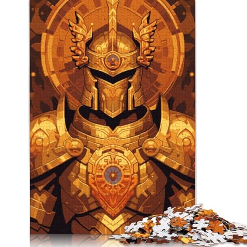 Epic Paladin Warrior Puzzle 1000 Teile Schwer Puzzle Spielzeug Lernspiel Impossible Herausforderung Spielzeug Für Erwachsene Und Kinder in Bewährter 1000pcs (38x26cm) von LMYmoney