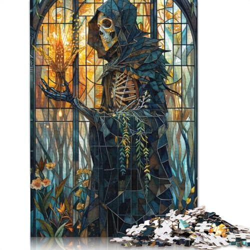 Ethereal Glass Reaper 1000-teiliges Puzzle, interessanter Stressabbau, Beste Puzzles für Kinder ab 12 Jahren, 1000 Teile (75 x 50 cm) von LMYmoney