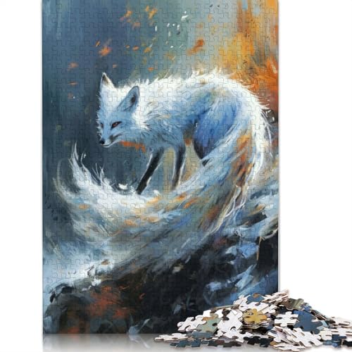 Ethereal Kitsune Puzzle DIY Spiel Papier Rechteckiges Puzzle für Jungen oder Mädchen Geburtstagsgeschenk 1000 Teile (75x50cm) von LMYmoney