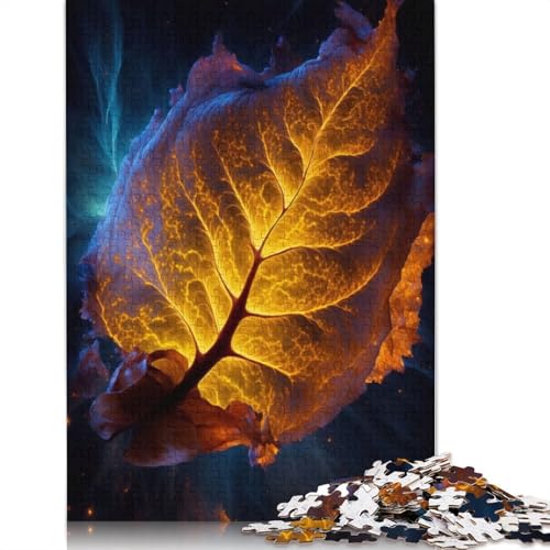 Ethereal Leaf 520 Puzzle, herausfordernd und knifflig, Puzzle für Männer, Geschenke für Erwachsene und Teenager, 520 Teile (52 x 38 cm) von LMYmoney