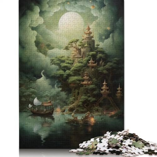 Fantasielandschaft 35 Puzzle für Erwachsene, kreative Spiele, Puzzle-Geschenk für Jungen oder Mädchen, 520 Teile (52 x 38 cm) von LMYmoney