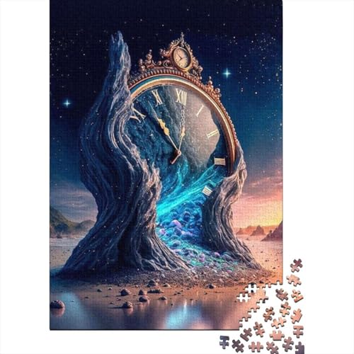 Fantasy Clocks Puzzle, 100% recycelter Karton, 100% recycelter Karton, Puzzle für Jungen oder Mädchen, 1000 Teile (38 x 26 cm) von LMYmoney