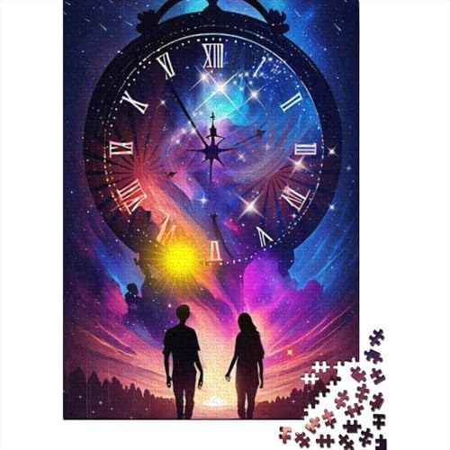 Fantasy Clocks Puzzle DIY Spiel Papier Rechteckiges Puzzle für Jungen oder Mädchen Geburtstagsgeschenk 1000 Teile (75x50cm) von LMYmoney
