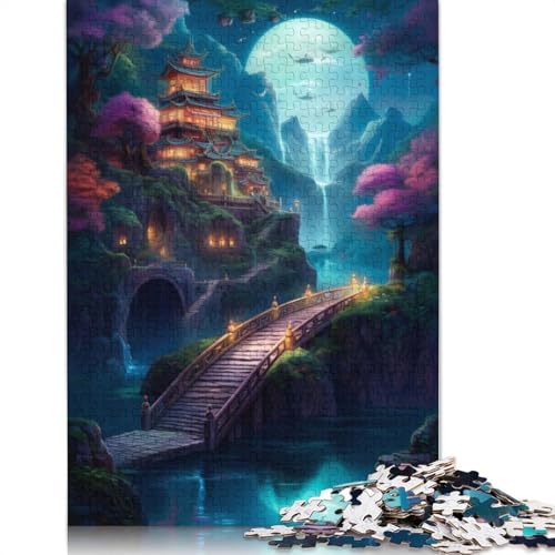 Fantasy Landscape 56 Puzzle für Erwachsene, herausfordernd und knifflig, Puzzles für Erwachsene für Jungen oder Mädchen, 1500 Teile (85 x 57 cm) von LMYmoney