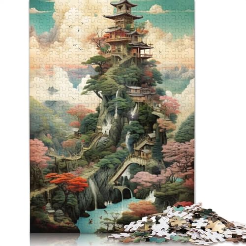 Fantasy Landscape34 520-teiliges Puzzle für Erwachsene, Dekompressionsspielzeug, Denksportaufgaben für Frauen und Männer, 520 Teile (52 x 38 cm) von LMYmoney