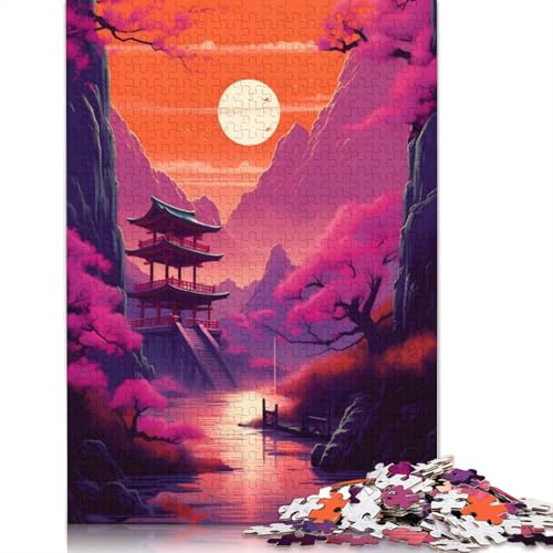 Fantasy-Landschaft 20 1000 Puzzles für Erwachsene, freundliche Materialien, Coole Puzzles für Erwachsene für Jungen oder Mädchen, 1000 Teile (75 x 50 cm) von LMYmoney