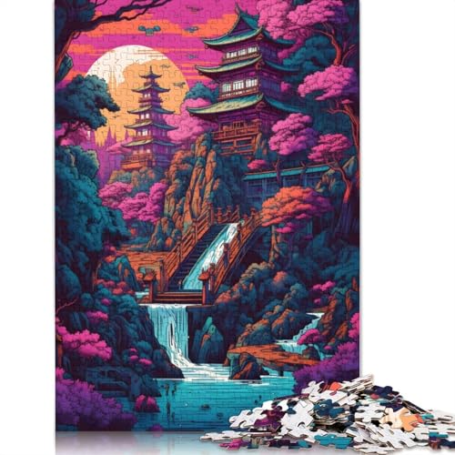 Fantasy-Landschaft 32 Puzzle für Erwachsene, herausfordernd und knifflig, Puzzles für Erwachsene für Jungen oder Mädchen, 520 Teile (52 x 38 cm) von LMYmoney