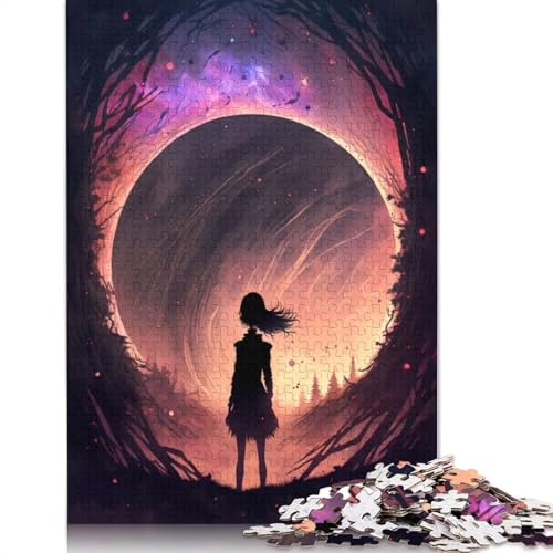 Fantasy-Puzzles mit kosmischer Landschaft, farbenfrohe und Coole Puzzles für Kinder ab 12 Jahren, 520 Teile (52 x 38 cm) von LMYmoney
