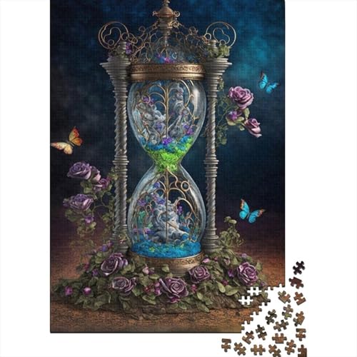 Fantasy-Sanduhr-Puzzle, 100% recycelter Karton, 100% recycelter Karton, Puzzle für Jungen oder Mädchen, 1000 Teile (75 x 50 cm) von LMYmoney