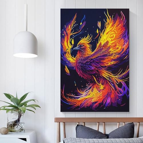 Feuriger Wolf im Wald-Puzzle, 100% Recycling-Karton, 100% Recycling-Karton, Puzzle für Jungen oder Mädchen, Geschenk, 1000 Teile (26 x 38 cm) von LMYmoney