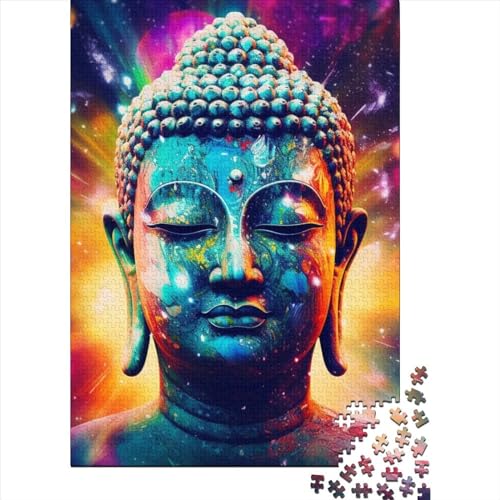 Figure of The Buddha Puzzle 1000 Teile Schwer Puzzle Spielzeug Lernspiel Impossible Herausforderungsspielzeug Für Erwachsene Und Kinder in Bewährter 1000pcs (75x50cm) von LMYmoney