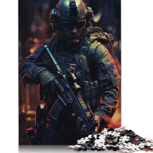 Fires of War Puzzles 1000 Teile Schwer Puzzle Spielzeug Lernspiel Impossible Herausforderungsspielzeug Für Erwachsene Und Kinder in Bewährter 1000pcs (38x26cm) von LMYmoney