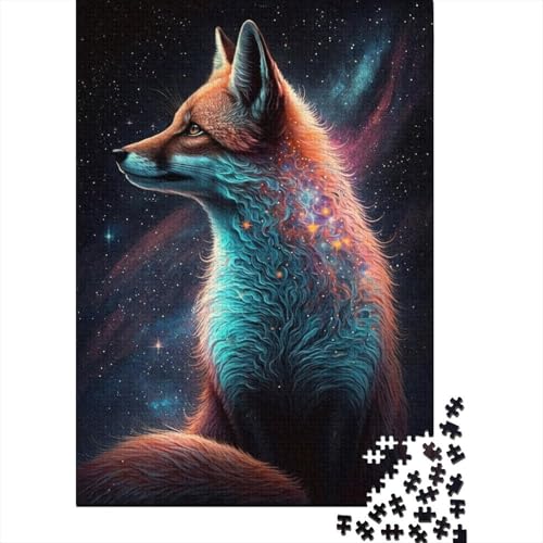 Fox Galaxy Puzzle, 100% recycelter Karton, 100% recycelter Karton, Puzzle für Jungen oder Mädchen, 1000 Teile (38 x 26 cm) von LMYmoney