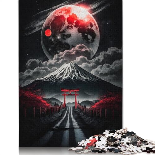 Fuji-Berg und Planet-Puzzle für Erwachsene, Lernspiel, Puzzle-Geschenke für Kinder ab 12 Jahren, 1500 Teile (85 x 57 cm) von LMYmoney