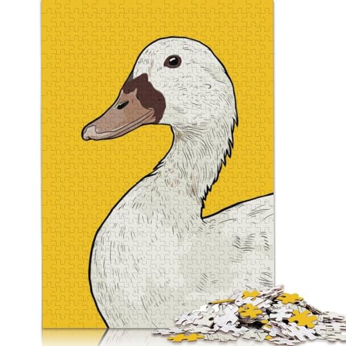 Funny Duck Puzzles 1000 Teile Schwer Puzzle Spielzeug Lernspiel Impossible Herausforderung Spielzeug Für Erwachsene Und Kinder in Bewährter 1000pcs (38x26cm) von LMYmoney