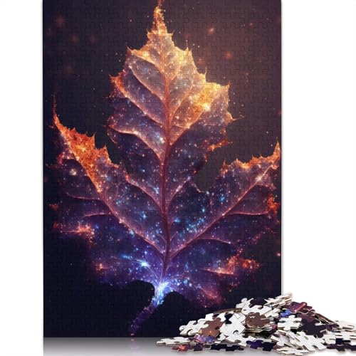 Galactic Leaf Puzzle-Spielzeug für Erwachsene, Lernspiel, Puzzlespiele für Erwachsene für Frauen und Männer, 520 Teile (52 x 38 cm) von LMYmoney