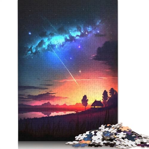 Galactic Sunset Reverie 520 Puzzles für Erwachsene, Lernspiel, Puzzlespiele für Erwachsene für Jungen oder Mädchen, 520 Teile (52 x 38 cm) von LMYmoney