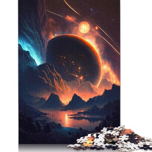 Galactic Twilight 1500-teiliges Puzzle, ab 18 Jahren, Lernspiele, Puzzles für Erwachsene, für Frauen, für Kinder ab 12 Jahren, 1500 Teile (85 x 57 cm) von LMYmoney