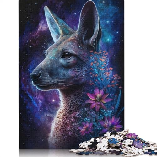 Galaxy Animal Kangaroo Puzzles für Erwachsene, 1000 Teile, Puzzle für Teenager ab 12 Jahren, 1000 Teile (75 x 50 cm) von LMYmoney