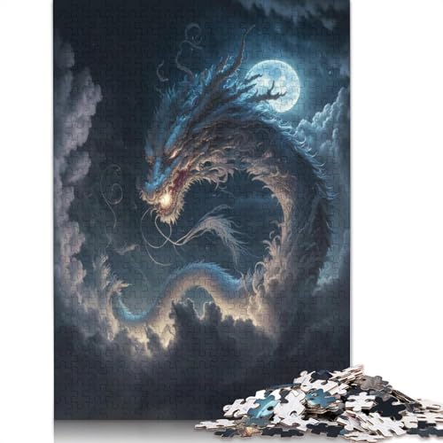 Galaxy Art Japanisches Drachen-Puzzle, 1000 Teile, für Erwachsene und Jugendliche ab 12 Jahren, 1000 Teile (75 x 50 cm) von LMYmoney
