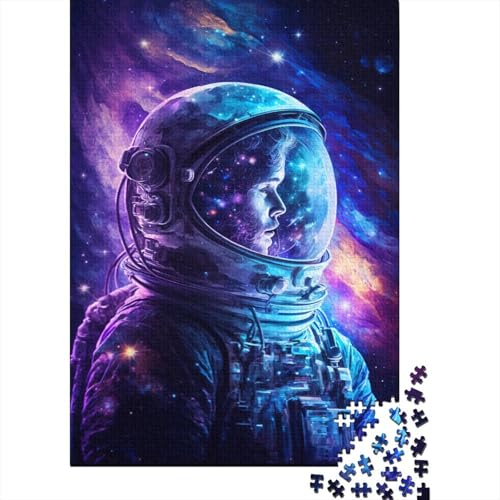 Galaxy Astronaut Puzzle 1000 Teile für Erwachsene und Teenager ab 12 Jahren, 1000 Teile (38 x 26 cm) von LMYmoney