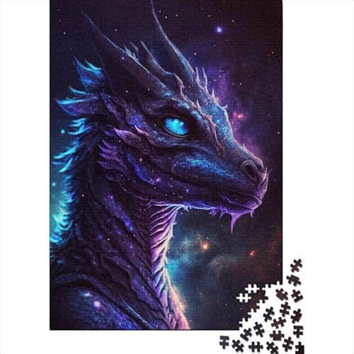 Galaxy Flying Dragon Puzzle, Denksportaufgabe, 100% recycelter Karton, Puzzle für Kinder und Erwachsene ab 12 Jahren, 1000 Teile (38 x 26 cm) von LMYmoney