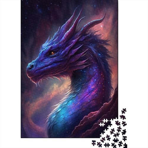 Galaxy Flying Dragon Puzzle für Erwachsene und Jugendliche, 1000 Teile, Holzpuzzle für Erwachsene, Puzzles für Jugendliche ab 12 Jahren, (38 x 26 cm) von LMYmoney