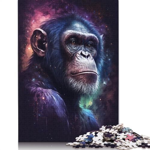 Galaxy Monkey Puzzle, schwierige Herausforderung, 100% recycelter Karton, Puzzle für Erwachsene, Teenager, 1000 Teile (75 x 50 cm) von LMYmoney