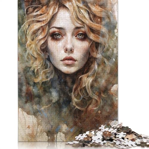 Golden Eyes Puzzle 1000-teilige Schwer Puzzle Spielzeug Lernspiel Impossible Herausforderungsspielzeug Für Erwachsene Und Kinder Ab 14 Jahren 1000pcs (75x50cm) von LMYmoney